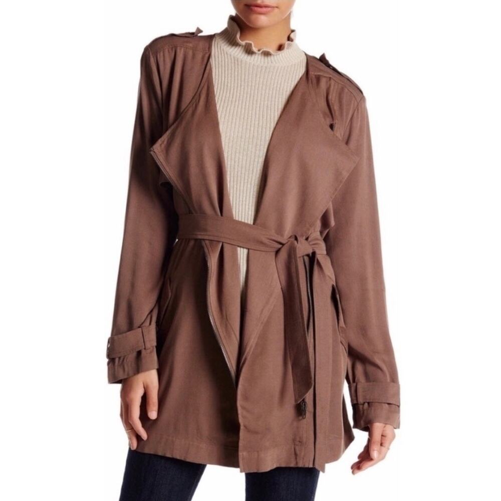 NEW ASTR Belted Lightweight Utility Jacket Size XS